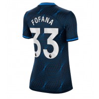 Maglie da calcio Chelsea Wesley Fofana #33 Seconda Maglia Femminile 2023-24 Manica Corta